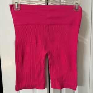 Size Large/XL women’s hot pink biker shorts NWOT